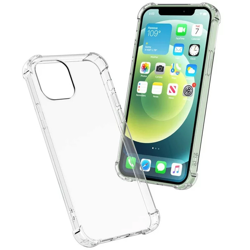 TPU чехол GETMAN Ease logo усиленные углы для Apple iPhone 13 Pro Max (6.7")