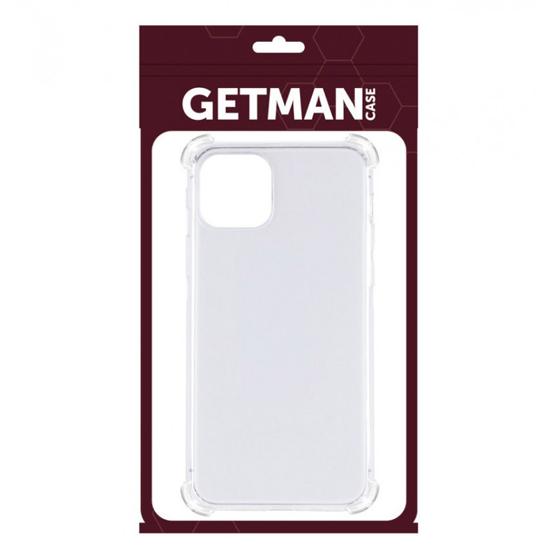 TPU чехол GETMAN Ease logo усиленные углы для Apple iPhone 13 Pro Max (6.7")