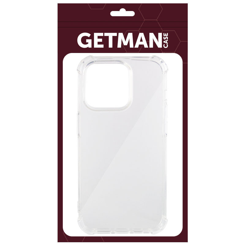 TPU чехол GETMAN Ease logo усиленные углы для Apple iPhone 16 Pro Max (6.9")