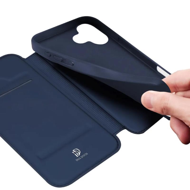 Чехол-книжка Dux Ducis с карманом для визиток для Apple iPhone 17 (6.3")