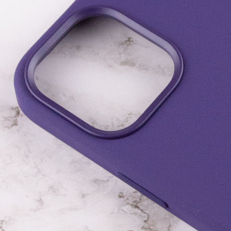 Чехол Silicone case (AAA) full with Magsafe and Animation для Apple iPhone 12 Pro Max (6.7")