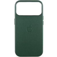 Кожаный чехол Leather Case (AAA) with MagSafe and Animation для Apple iPhone 17 Pro (6.3")