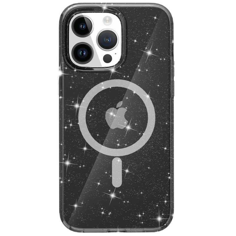 Чехол TPU Galaxy Sparkle (MagFit) для Apple iPhone 15 Pro (6.1")