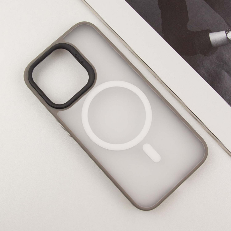 TPU+PC чехол Blueo Skin Friendly Frosted with MagSafe для Apple iPhone 15 Pro Max (6.7")