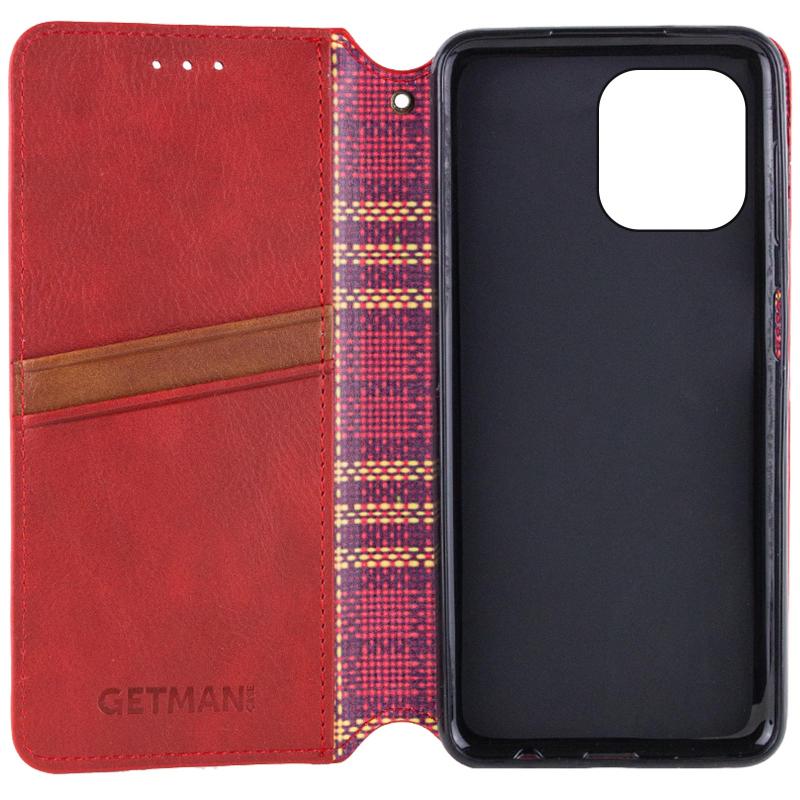 Кожаный чехол-книжка GETMAN Cubic (PU) для Apple iPhone 12 Pro / 12 (6.1")