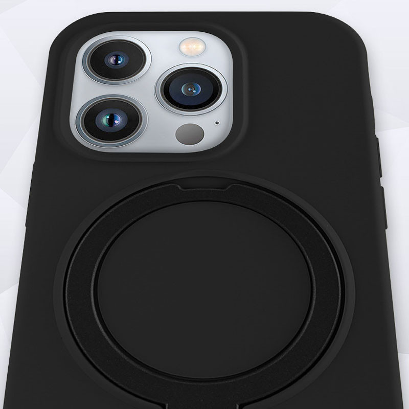 Чехол Silicone Case Full Protective NO LOGO with Ring для Apple iPhone 15 Pro Max (6.7")