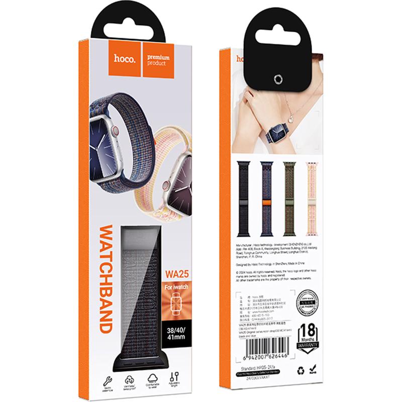 Ремешок Hoco WA25 Original series nylon strap для Apple watch 42(ser.1-3)/44/45/49mm