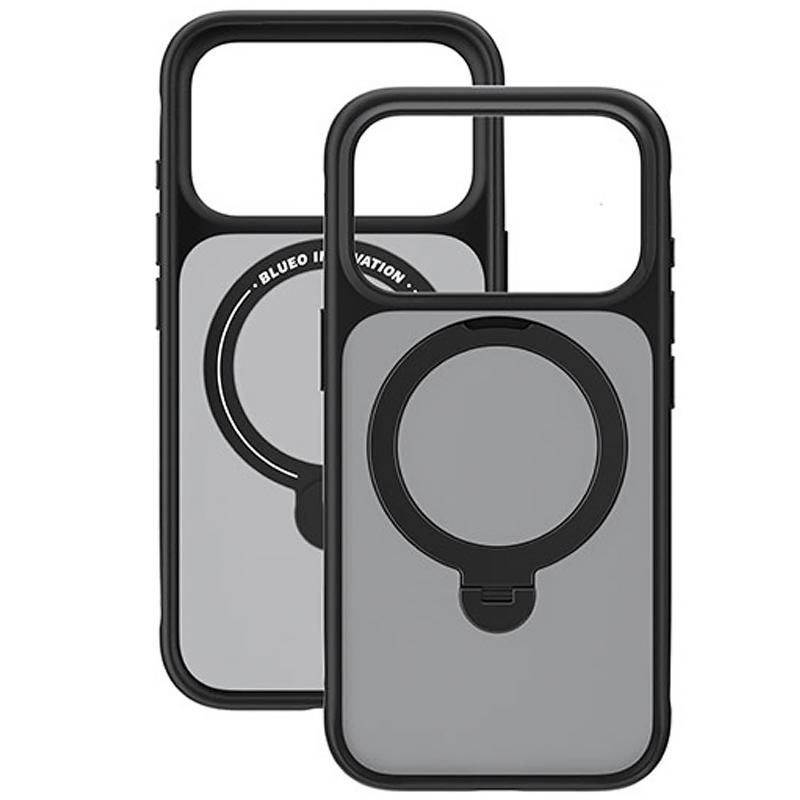 TPU+PC чехол Blueo Skin Friendly 360 Rotatable Stand with MagSafe для Apple iPhone 17 Pro (6.3")