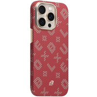 TPU+PC чехол Blueo Gilded Tactile Woven with MagSafe для Apple iPhone 15 Pro Max (6.7")