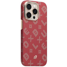 TPU+PC чехол Blueo Gilded Tactile Woven with MagSafe для Apple iPhone 15 Pro Max (6.7")