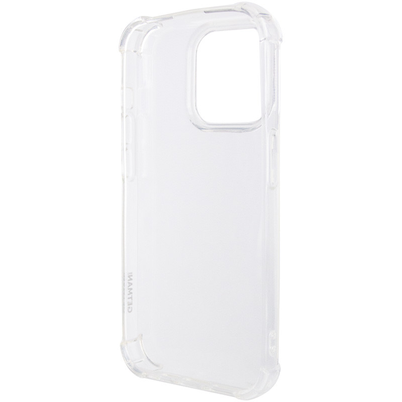 TPU чехол GETMAN Ease logo усиленные углы для Apple iPhone 16 Pro (6.3")