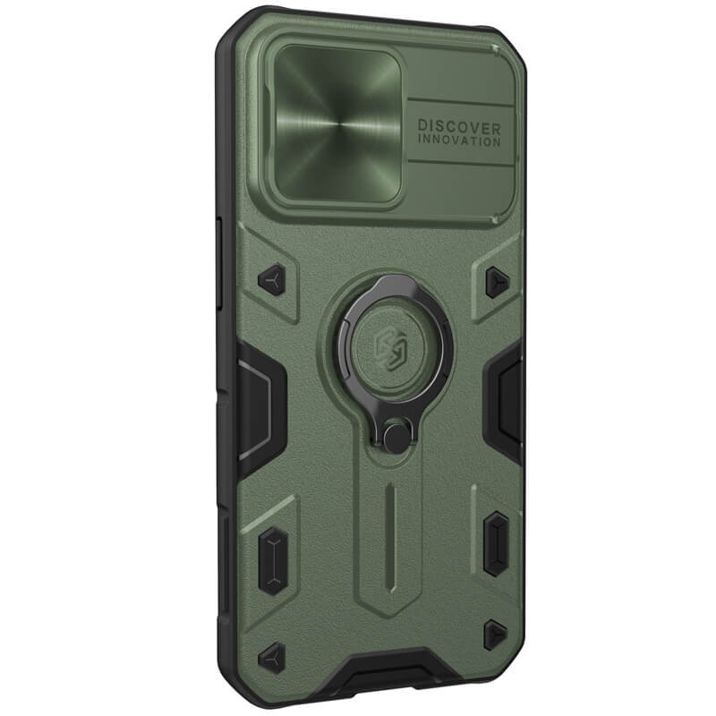 TPU+PC чехол Nillkin CamShield Armor no logo (шторка на камеру) для Apple iPhone 12 Pro / 12