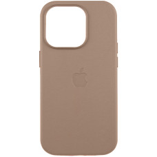 Кожаный чехол Leather Case (AAA) with MagSafe and Animation для Apple iPhone 16 Pro Max (6.9")