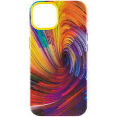 Кожаный чехол Colour Splash with MagSafe для Apple iPhone 13 (6.1")