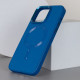 Кожаный чехол Bonbon Leather Metal Style with MagSafe для Apple iPhone 12 Pro / 12 (6.1")