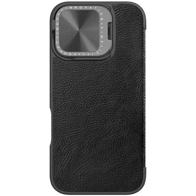 Кожаный чехол-книжка Nillkin Qin Prop для Apple iPhone 16 (6.1")
