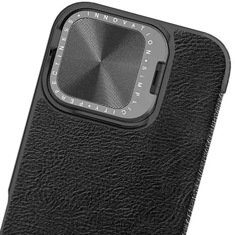 Кожаный чехол-книжка Nillkin Qin Prop для Apple iPhone 16 (6.1")