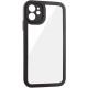 TPU чехол Transparent + Colour 1,5mm для Apple iPhone 12 (6.1")