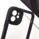 TPU чехол Transparent + Colour 1,5mm для Apple iPhone 12 (6.1")