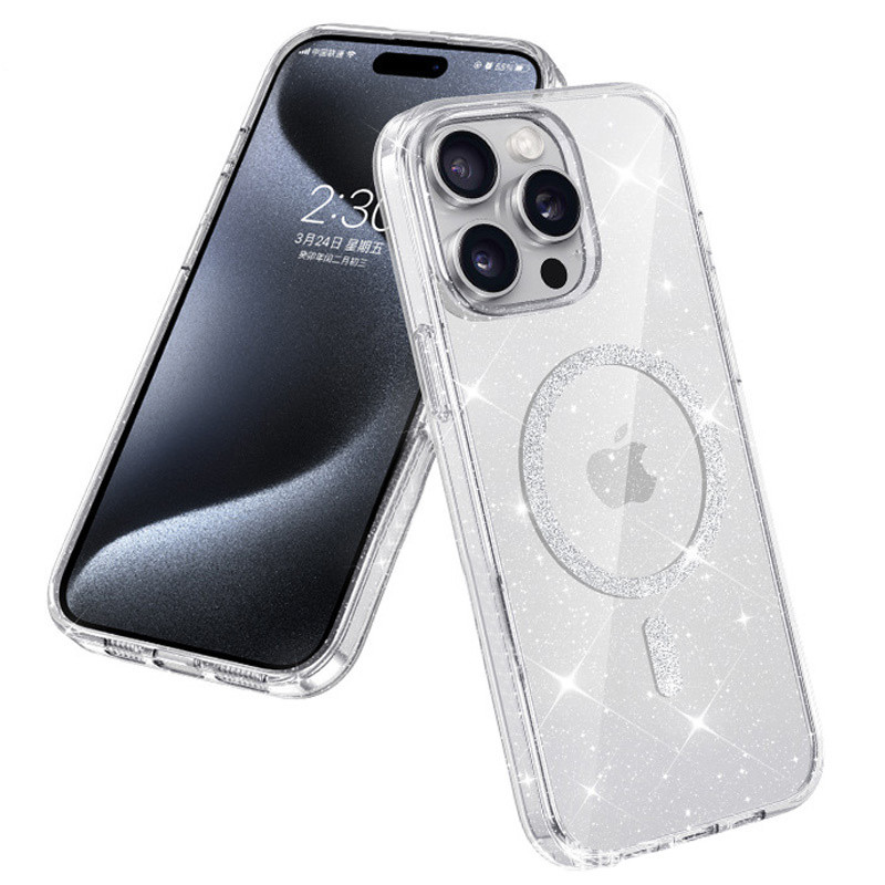 Чехол TPU Eclipse Sparkle (MagFit) для Apple iPhone 14 Pro Max (6.7")