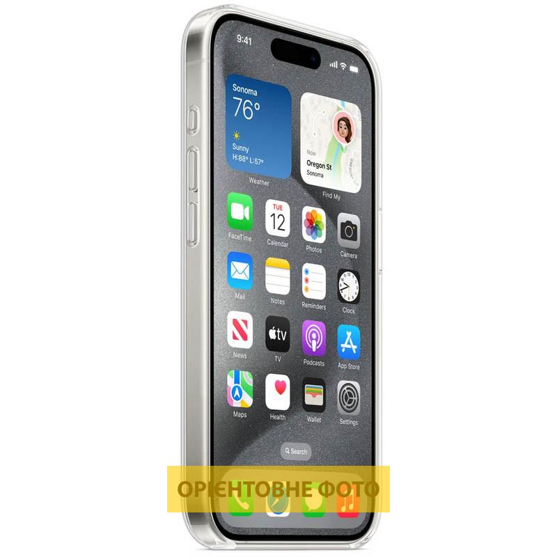 Чехол TPU Clear Case with MagSafe для Apple iPhone 16 (6.1")