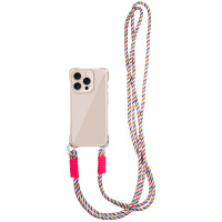 Чехол TPU CrossBody with straps для Apple iPhone 16 Pro (6.3")