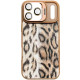Чехол TPU+PC Wild Leopard with MagSafe and Lens для Apple iPhone 17 Pro Max (6.9")