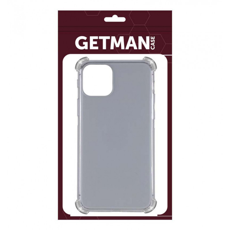 TPU чехол GETMAN Ease logo усиленные углы для Apple iPhone 12 Pro Max (6.7")
