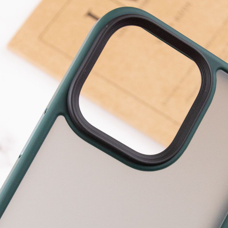 TPU+PC чехол Metal Buttons для Apple iPhone 14 Pro (6.1")