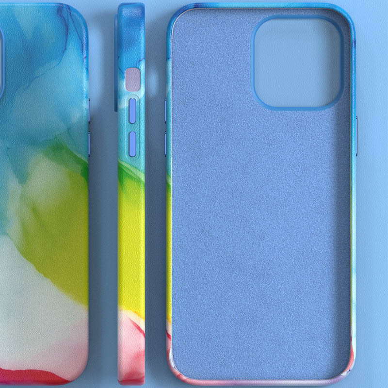 Уценка Кожаный чехол Figura Series Case with MagSafe для Apple iPhone 14 (6.1")