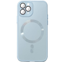 Чехол TPU+Glass Sapphire Midnight with MagSafe для Apple iPhone 15 Pro (6.1")