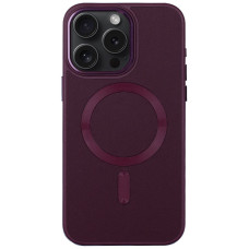 Кожаный чехол Bonbon Leather Metal Style with MagSafe для Apple iPhone 12 Pro Max (6.7")