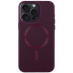 Кожаный чехол Bonbon Leather Metal Style with MagSafe для Apple iPhone 12 Pro Max (6.7")