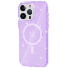 Чехол TPU Galaxy Sparkle (MagFit) для Apple iPhone 12 Pro / 12 (6.1")