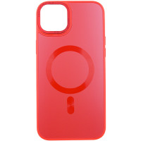 Чехол TPU+Glass Sapphire Midnight Open Camera with MagSafe для Apple iPhone 15 (6.1")
