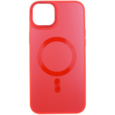 Чехол TPU+Glass Sapphire Midnight Open Camera with MagSafe для Apple iPhone 15 (6.1")