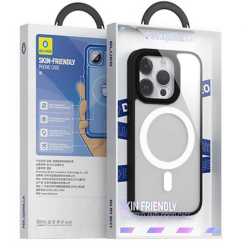 TPU+PC чехол Blueo Skin Friendly Frosted with MagSafe для Apple iPhone 14 Pro Max (6.7")
