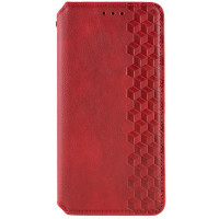 Кожаный чехол-книжка GETMAN Cubic (PU) для Apple iPhone 13 (6.1")