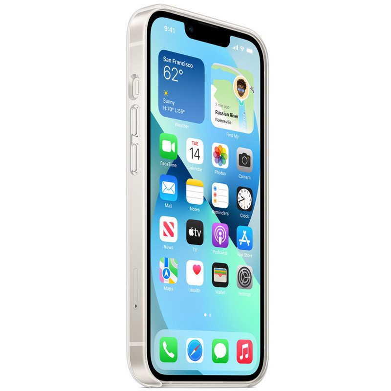 Чехол Clear Case (AAA) with MagSafe and Animation для Apple iPhone 15 (6.1")