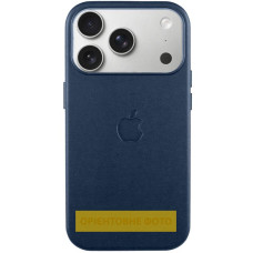 Чехол кожаный Leather Case (AA) with MagSafe and Animation для Apple iPhone 17 (6.3")