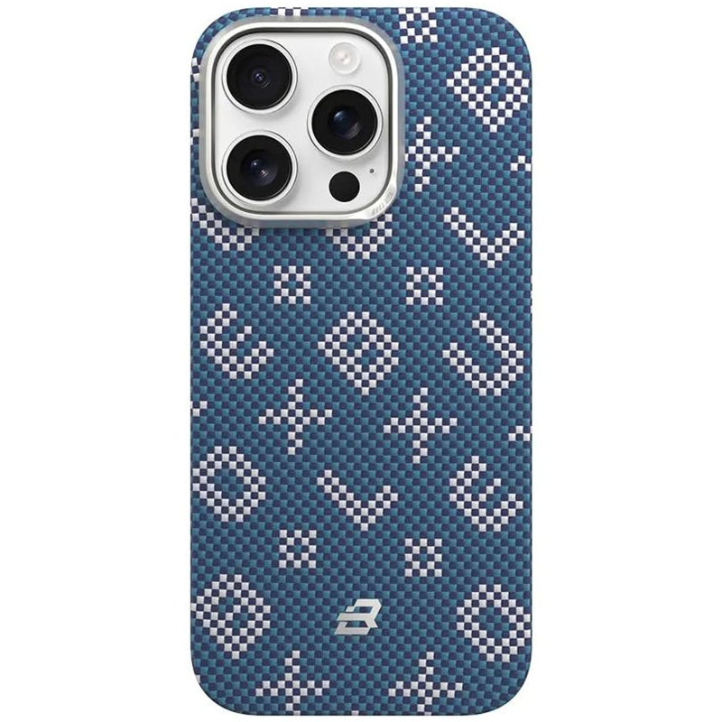 TPU+PC чехол Blueo Gilded Tactile Woven with MagSafe для Apple iPhone 16 Pro Max (6.9")