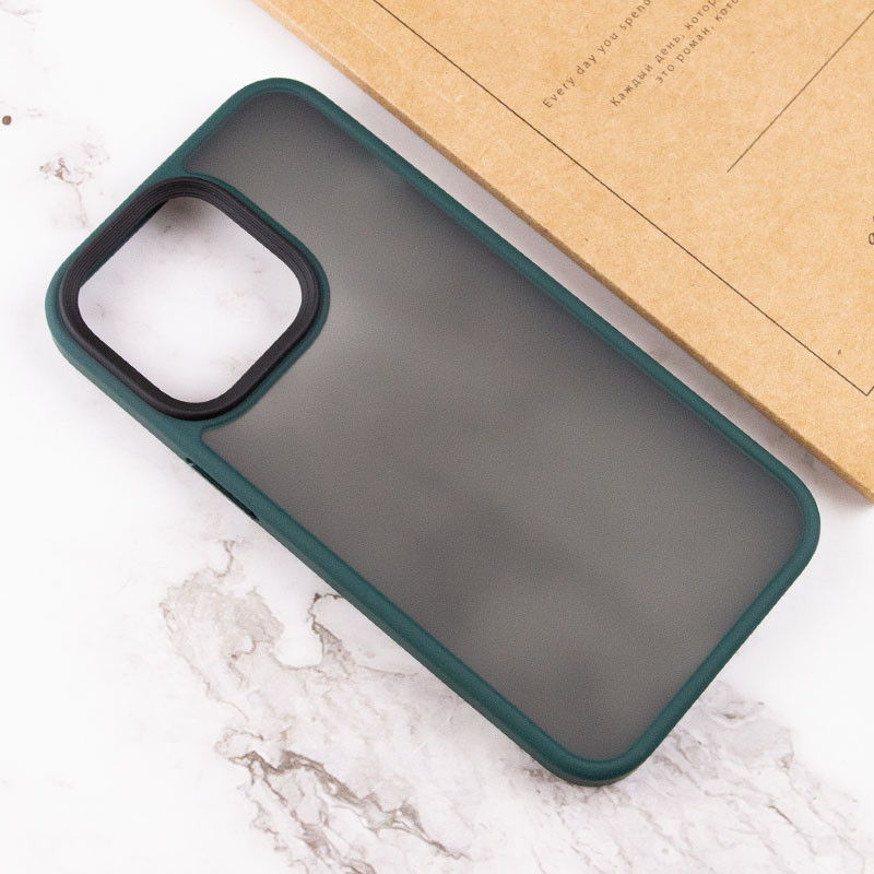 TPU+PC чехол Metal Buttons для Apple iPhone 15 Pro (6.1")