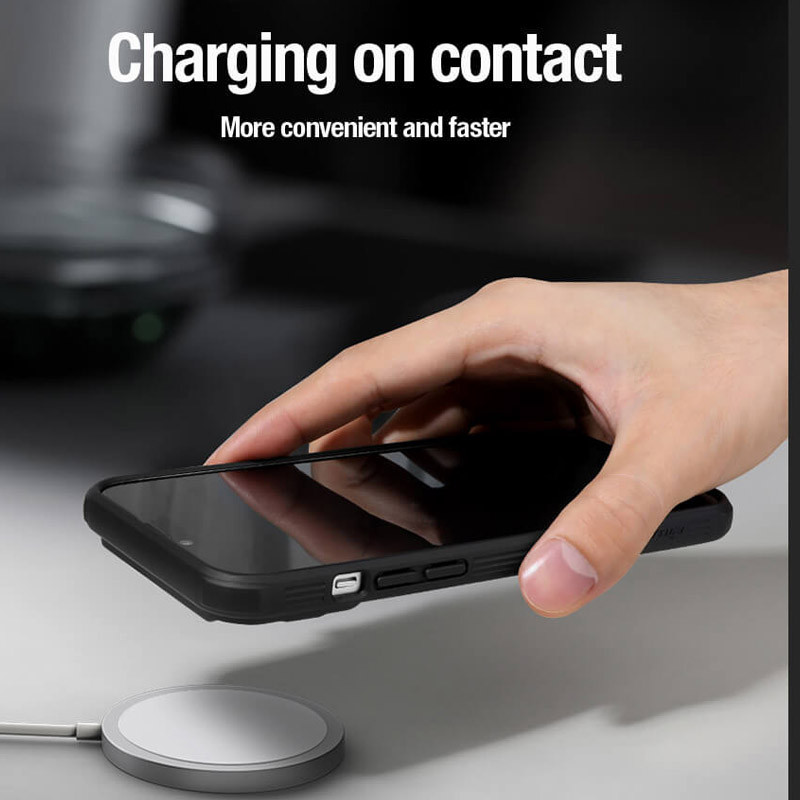 Карбоновая накладка Nillkin CamShield Pro Magnetic для Apple iPhone 15 Pro Max (6.7")