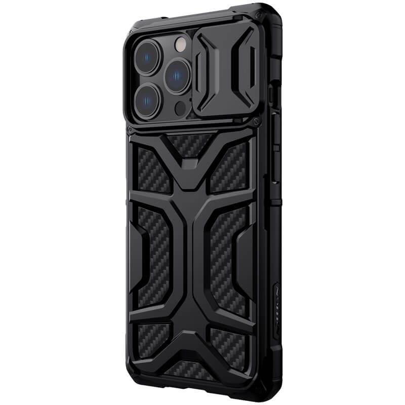 TPU+PC чехол Nillkin CamShield Adventurer (шторка на камеру) для Apple iPhone 13 Pro (6.1")