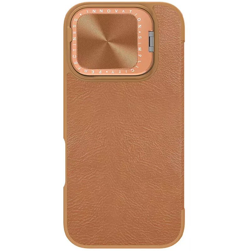 Кожаный чехол-книжка Nillkin Qin Prop для Apple iPhone 16 Pro Max (6.9")