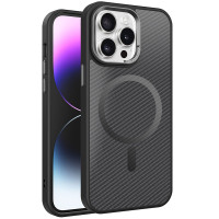 Чехол TPU+PC Carbon Mirage with MagSafe для Apple iPhone 13 Pro Max (6.7")
