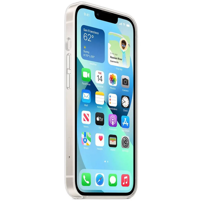 Чехол Clear Case (AAA) with MagSafe and Animation для Apple iPhone 15 Pro (6.1")