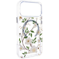 TPU+PC чехол Clear Garden with MagSafe для Apple iPhone 17 Pro (6.3")