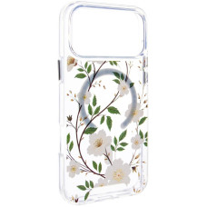 TPU+PC чехол Clear Garden with MagSafe для Apple iPhone 17 Pro (6.3")