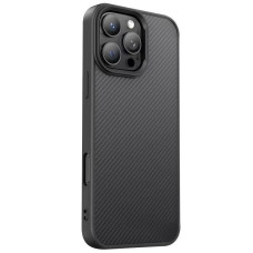 TPU чехол Carbon Protective with Magsafe для Apple iPhone 16 Pro (6.3")